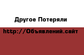Другое Потеряли
